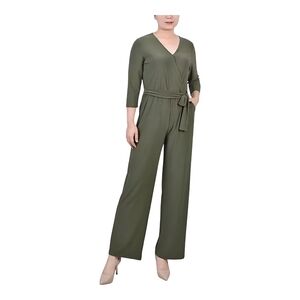 NY Collection Olive Women's Jumpsuit - New, Petite XL - Retail $70
